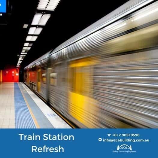 Train Station Refresh Sydney Contracting Engineers SCE Corp