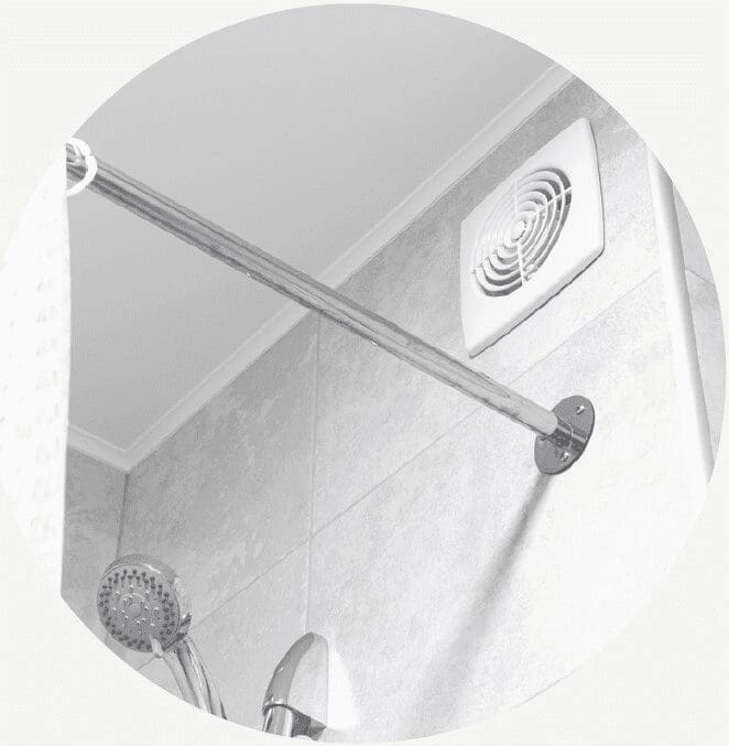 Bathroom ventilation and moisture-control improvement