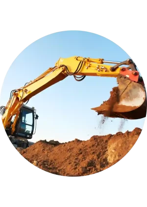 Bulk earthworks excavation and embankment works