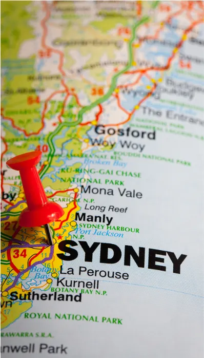 Sydney Map | ISO Certified Contractor | Sydney Contracting Engineers | SCECorp, north shore, north sydney