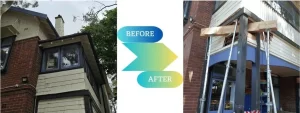 School building heritage building Sydney, makesafe contractor NSW, school restoration project, north sydney, north shore