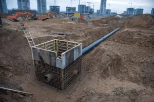Stormwater and underground services construction during the Epping and Thornleigh civil works project