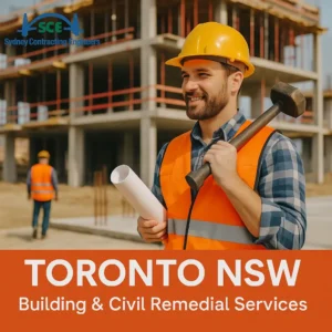 Toronto building services, Toronto remedial services, Toronto civil services, SCE Corp, North Sydney, North Shore, Sydney, NSW