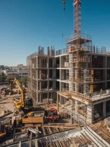 Construction site, bridges, Sydney