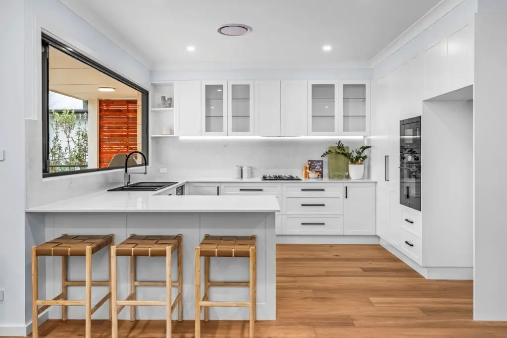 Completed kitchen following layout modification in a Toronto NSW home