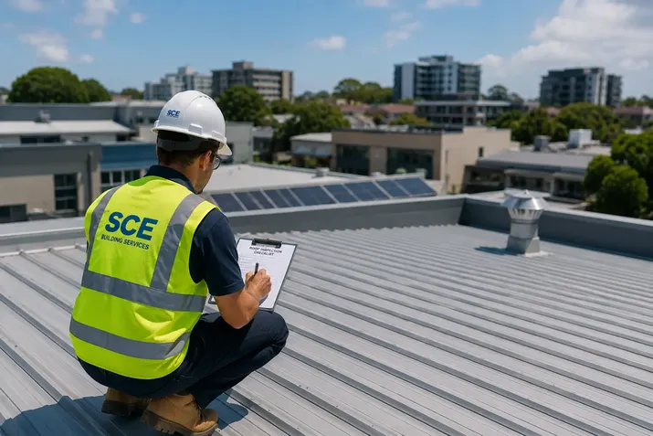 Commercial roof condition assessment for repair and replacement planning in NSW