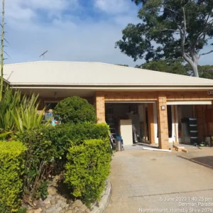 Completed Colorbond roof replacement by SCE Corp in Normanhurst
