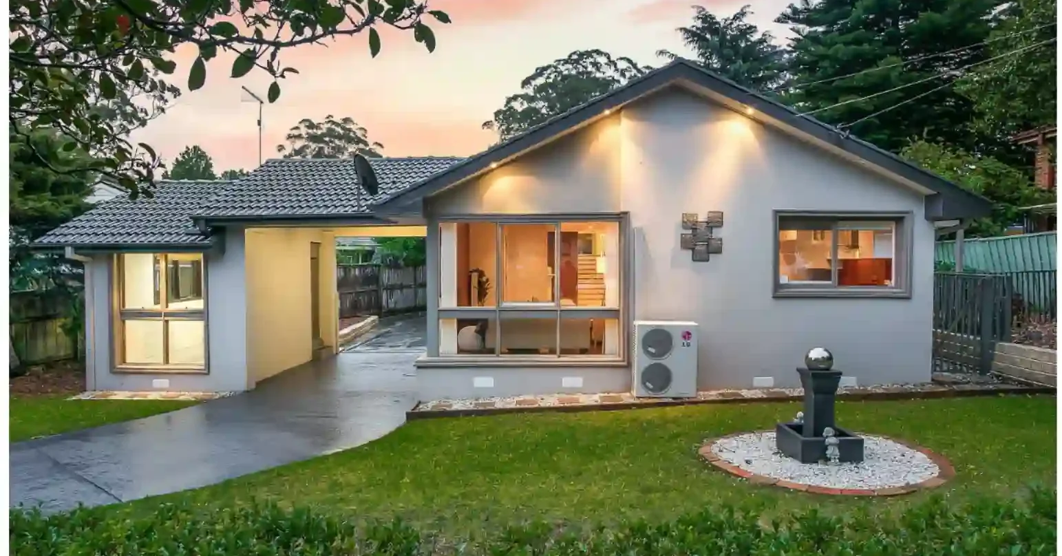 Completed exterior of SCE’s Castle Hill home renovation