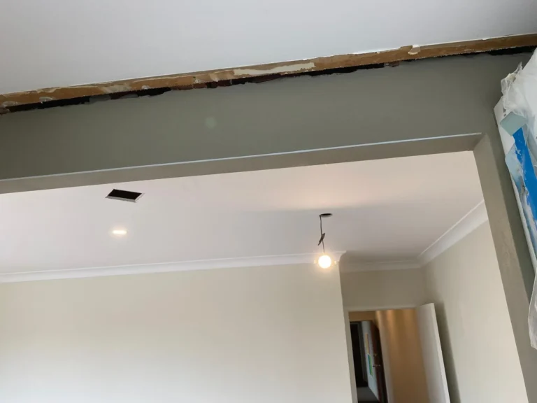 Installed beam and completed kitchen wall opening in Greenwich, NSW
