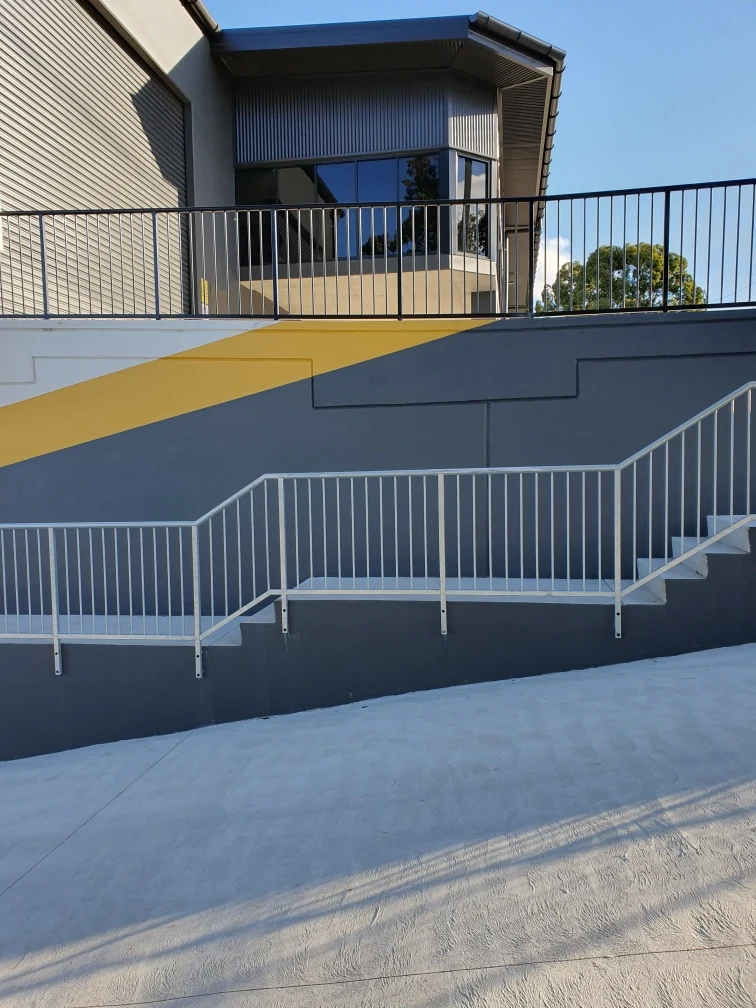 Completed balustrade and concrete wall repairs at the Mount Kuring Gai complex